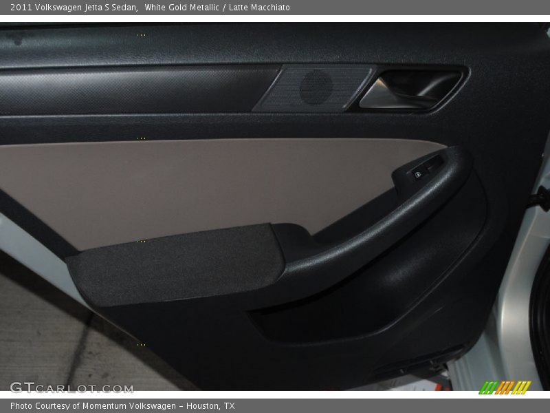 White Gold Metallic / Latte Macchiato 2011 Volkswagen Jetta S Sedan