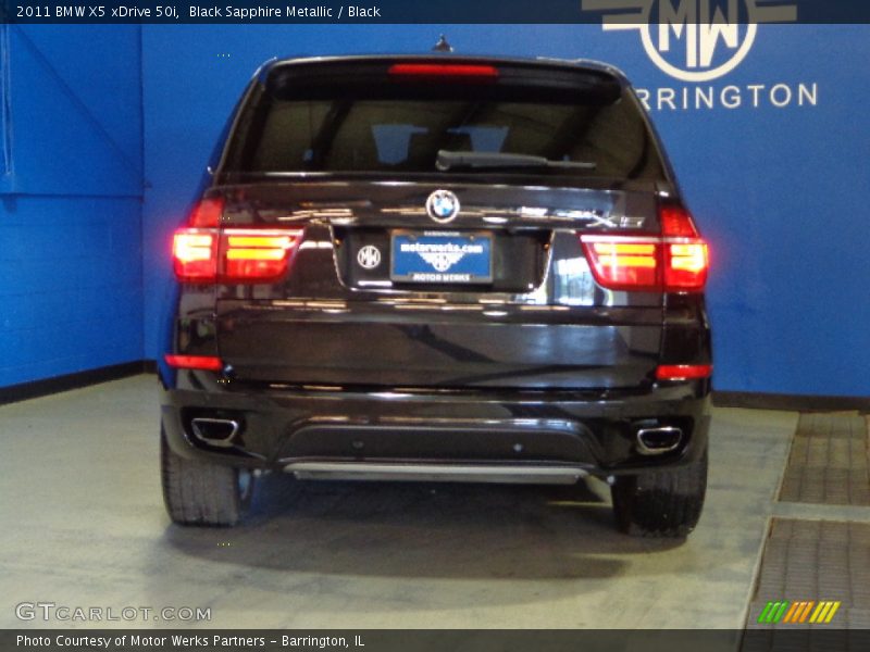 Black Sapphire Metallic / Black 2011 BMW X5 xDrive 50i