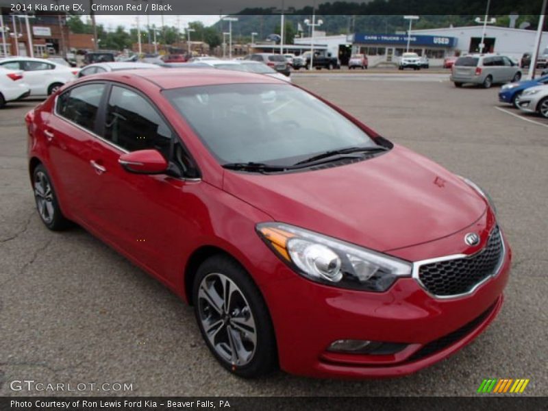 Front 3/4 View of 2014 Forte EX