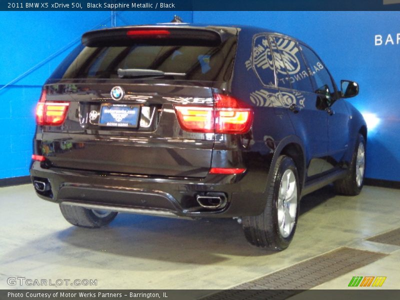 Black Sapphire Metallic / Black 2011 BMW X5 xDrive 50i