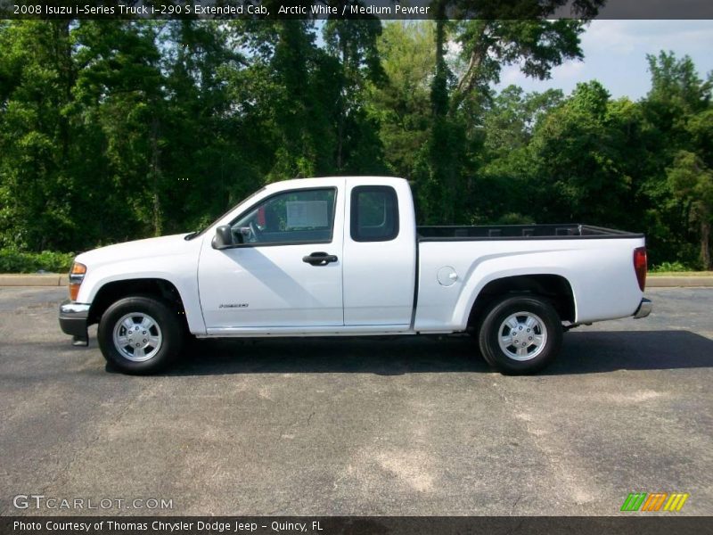 Arctic White / Medium Pewter 2008 Isuzu i-Series Truck i-290 S Extended Cab