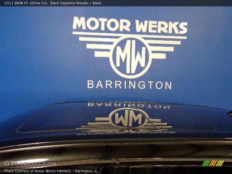 Black Sapphire Metallic / Black 2011 BMW X5 xDrive 50i