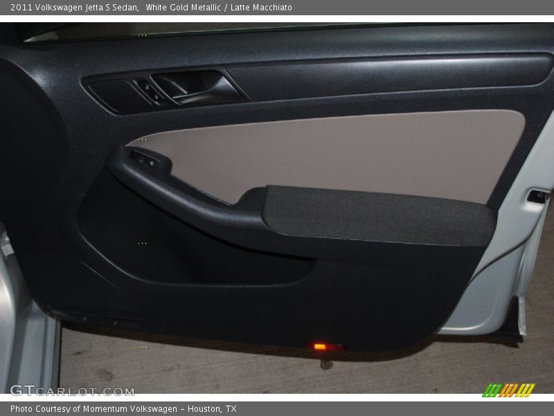 White Gold Metallic / Latte Macchiato 2011 Volkswagen Jetta S Sedan