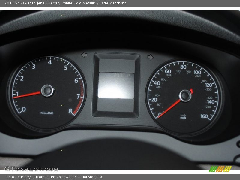 White Gold Metallic / Latte Macchiato 2011 Volkswagen Jetta S Sedan