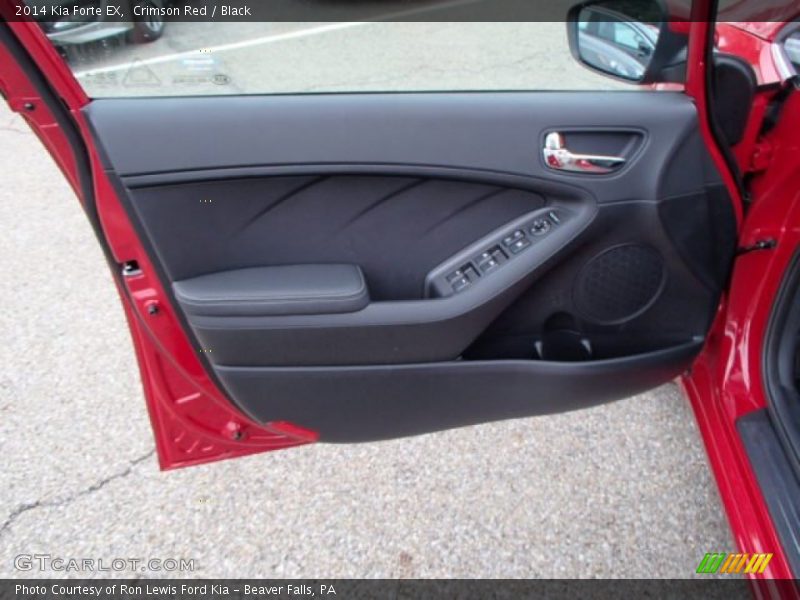 Crimson Red / Black 2014 Kia Forte EX
