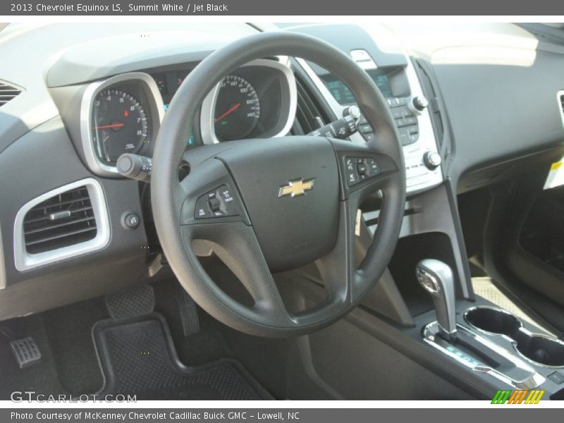 Summit White / Jet Black 2013 Chevrolet Equinox LS