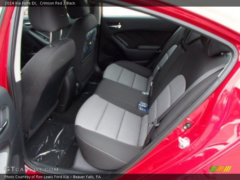 Crimson Red / Black 2014 Kia Forte EX