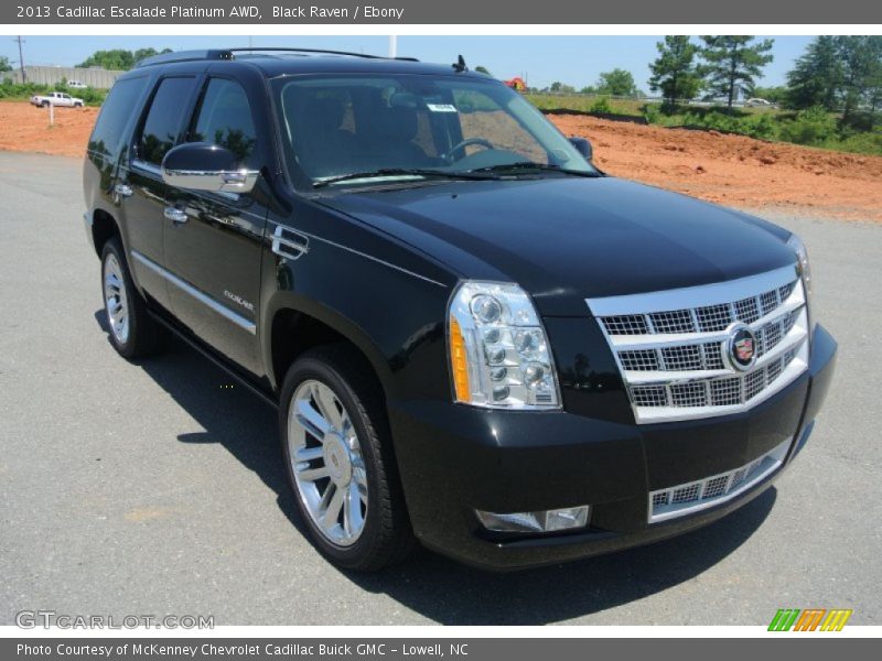 Black Raven / Ebony 2013 Cadillac Escalade Platinum AWD