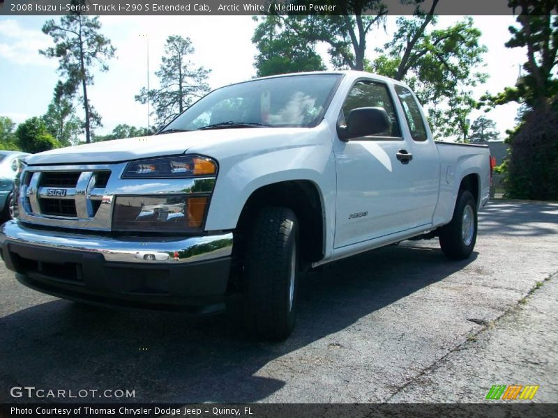 Arctic White / Medium Pewter 2008 Isuzu i-Series Truck i-290 S Extended Cab