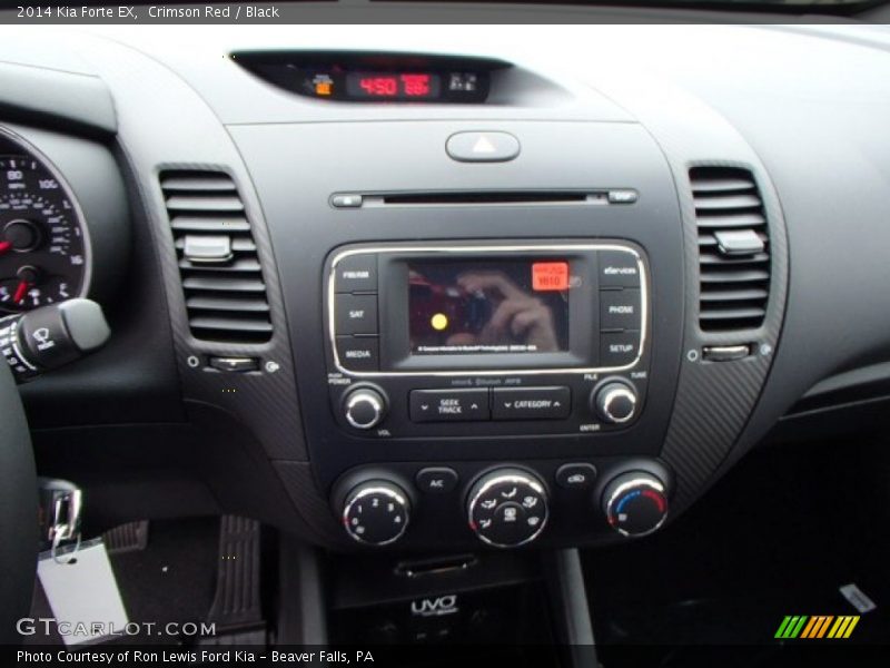Crimson Red / Black 2014 Kia Forte EX
