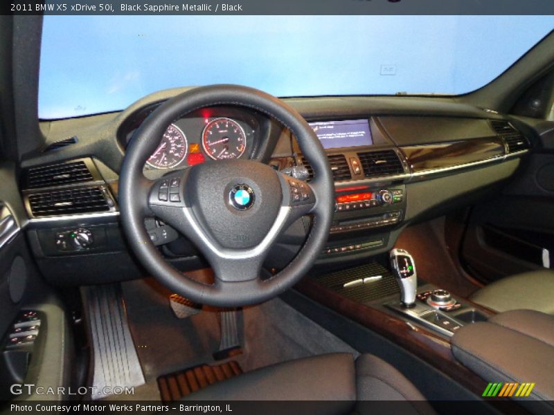 Black Sapphire Metallic / Black 2011 BMW X5 xDrive 50i