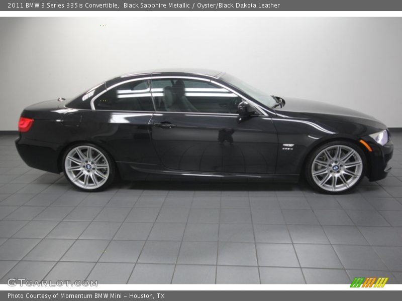 Black Sapphire Metallic / Oyster/Black Dakota Leather 2011 BMW 3 Series 335is Convertible