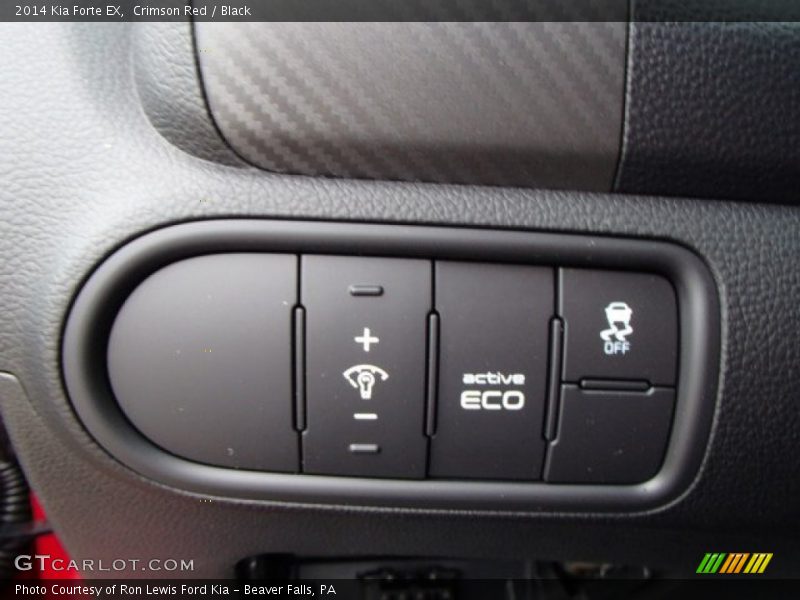 Crimson Red / Black 2014 Kia Forte EX