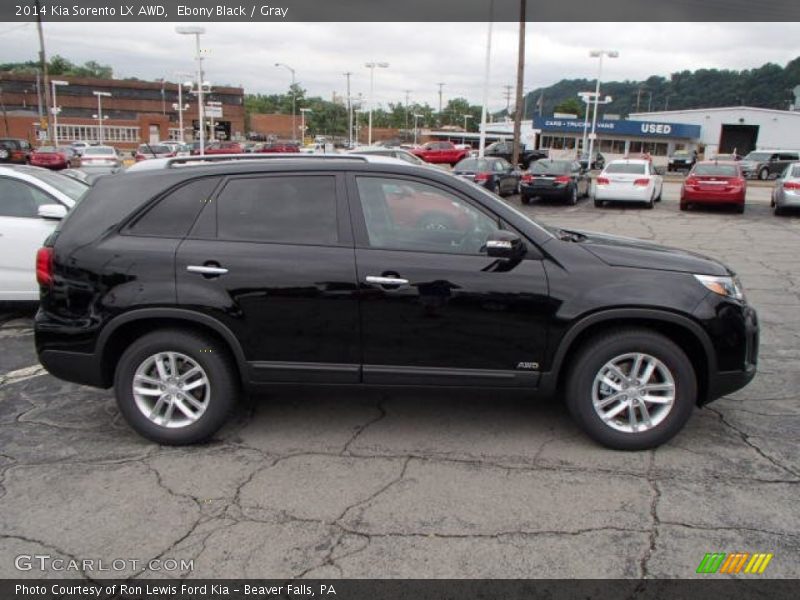 Ebony Black / Gray 2014 Kia Sorento LX AWD