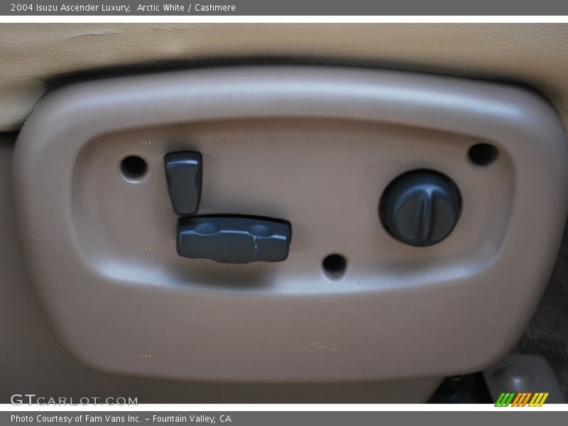 Controls of 2004 Ascender Luxury