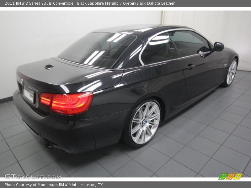 Black Sapphire Metallic / Oyster/Black Dakota Leather 2011 BMW 3 Series 335is Convertible
