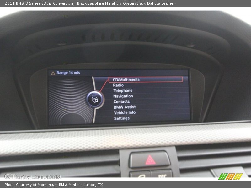 Black Sapphire Metallic / Oyster/Black Dakota Leather 2011 BMW 3 Series 335is Convertible