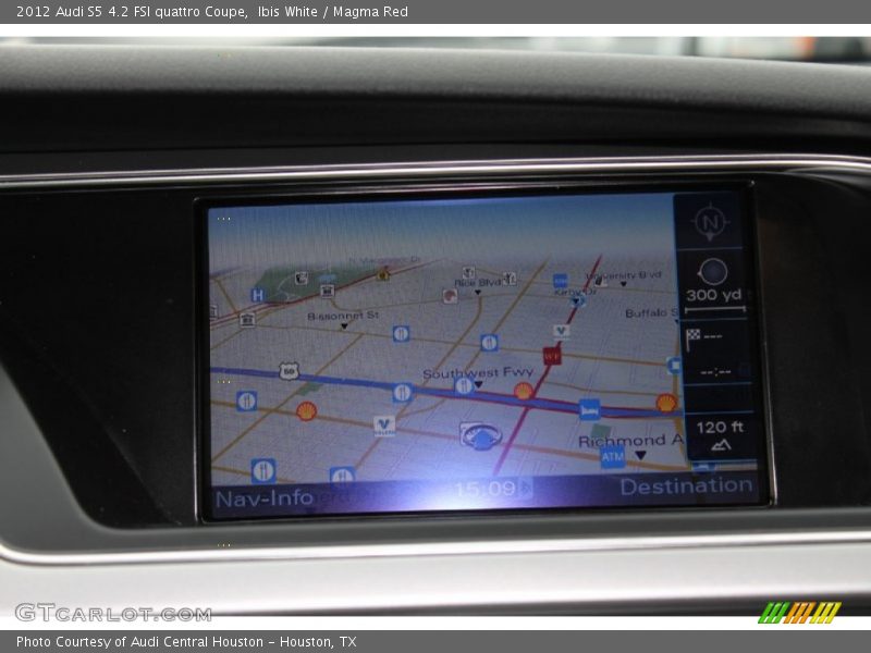 Navigation of 2012 S5 4.2 FSI quattro Coupe