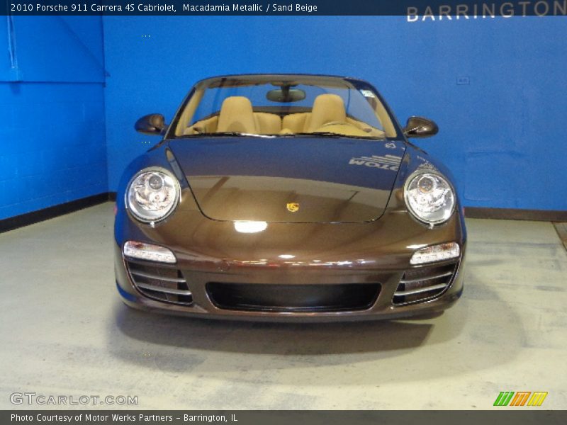 Macadamia Metallic / Sand Beige 2010 Porsche 911 Carrera 4S Cabriolet