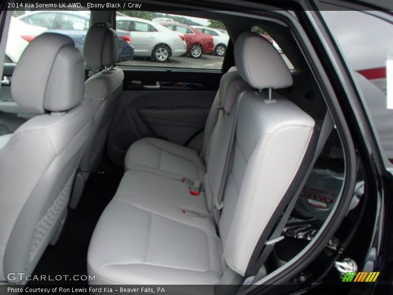 Rear Seat of 2014 Sorento LX AWD