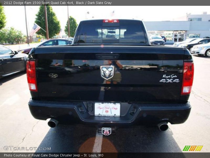 Black / Dark Slate Gray 2012 Dodge Ram 1500 Sport Quad Cab 4x4