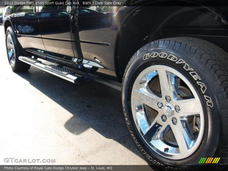Black / Dark Slate Gray 2012 Dodge Ram 1500 Sport Quad Cab 4x4