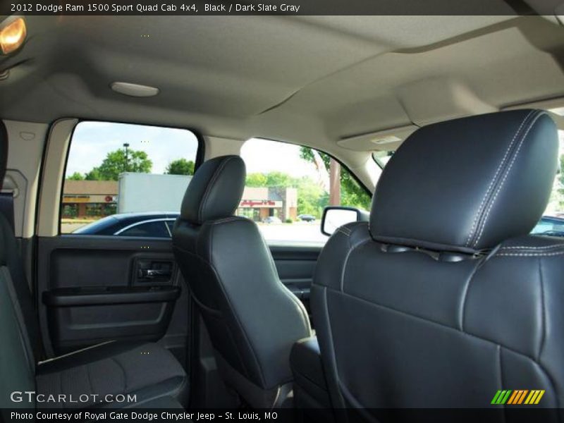 Black / Dark Slate Gray 2012 Dodge Ram 1500 Sport Quad Cab 4x4