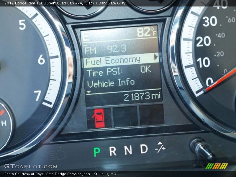 Black / Dark Slate Gray 2012 Dodge Ram 1500 Sport Quad Cab 4x4