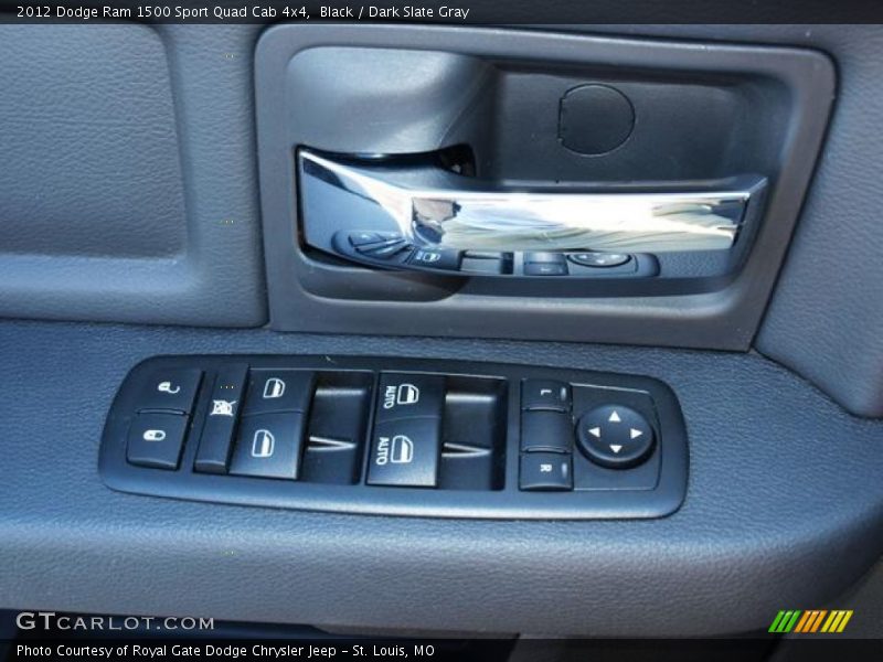 Black / Dark Slate Gray 2012 Dodge Ram 1500 Sport Quad Cab 4x4