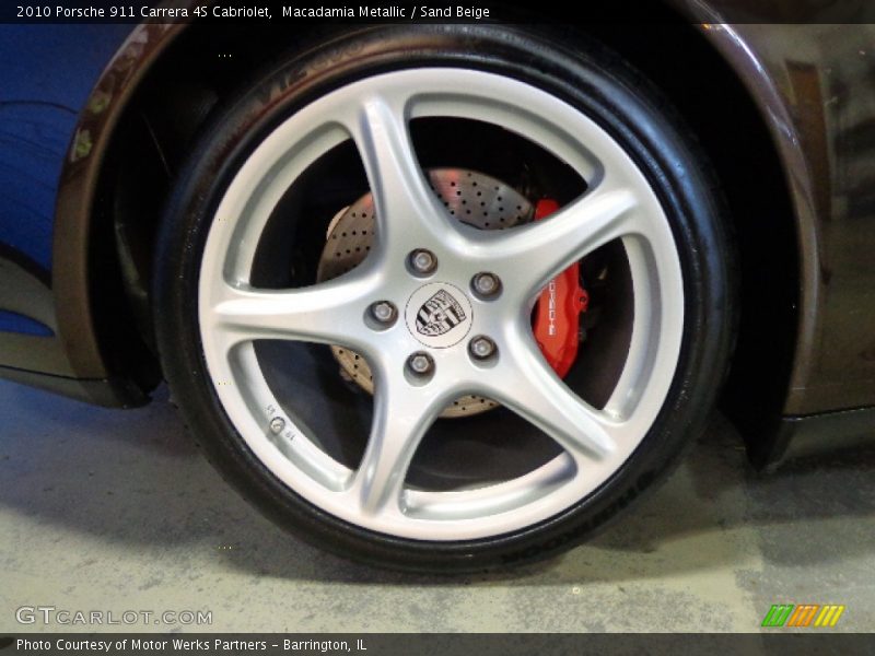 Macadamia Metallic / Sand Beige 2010 Porsche 911 Carrera 4S Cabriolet
