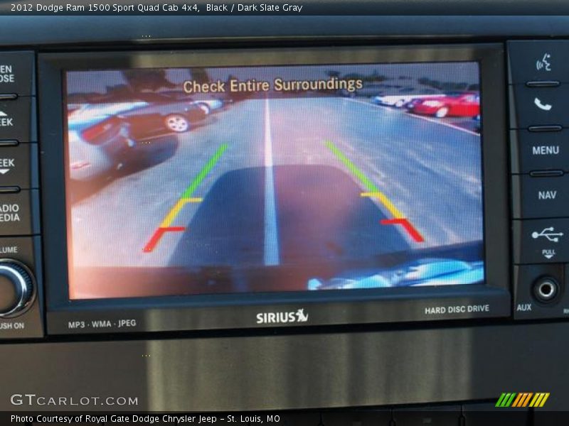 Black / Dark Slate Gray 2012 Dodge Ram 1500 Sport Quad Cab 4x4
