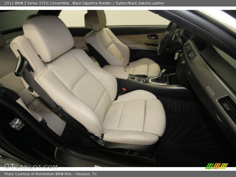 Black Sapphire Metallic / Oyster/Black Dakota Leather 2011 BMW 3 Series 335is Convertible