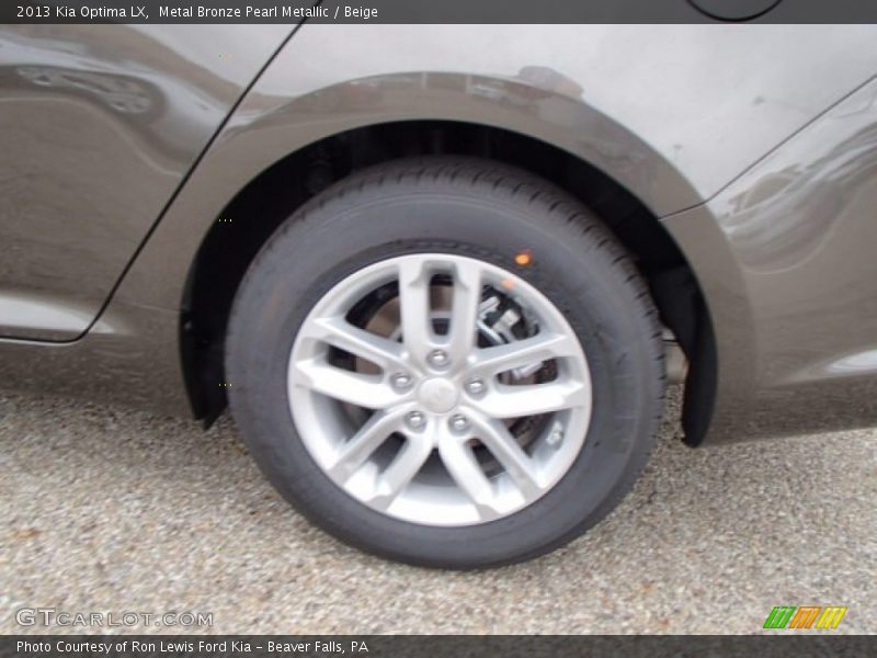 Metal Bronze Pearl Metallic / Beige 2013 Kia Optima LX