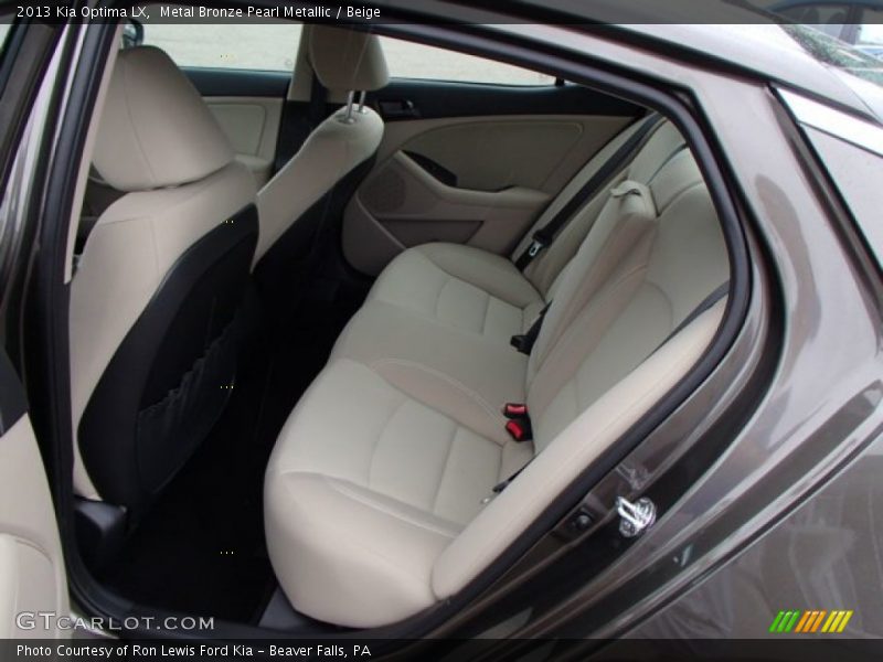 Metal Bronze Pearl Metallic / Beige 2013 Kia Optima LX