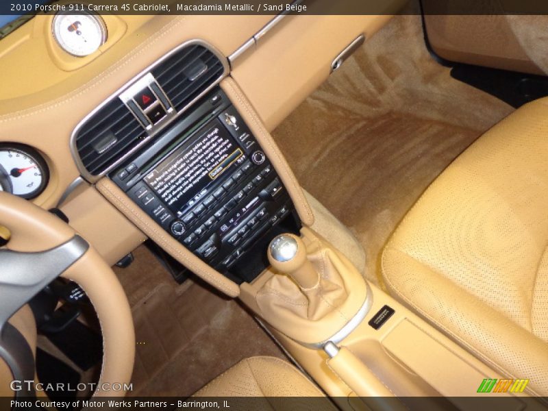 Macadamia Metallic / Sand Beige 2010 Porsche 911 Carrera 4S Cabriolet