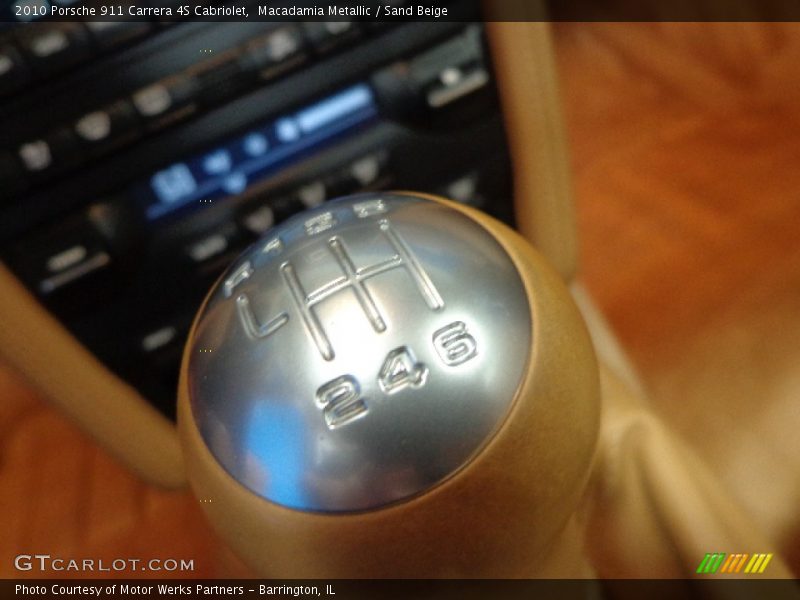 Macadamia Metallic / Sand Beige 2010 Porsche 911 Carrera 4S Cabriolet