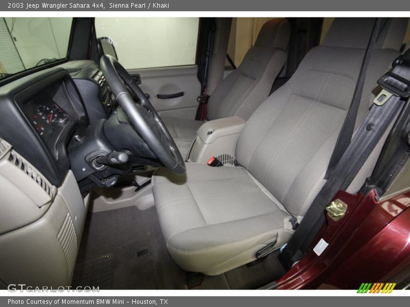 Sienna Pearl / Khaki 2003 Jeep Wrangler Sahara 4x4
