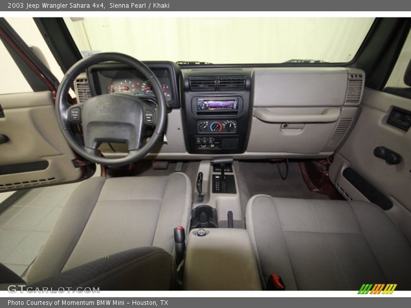 Sienna Pearl / Khaki 2003 Jeep Wrangler Sahara 4x4