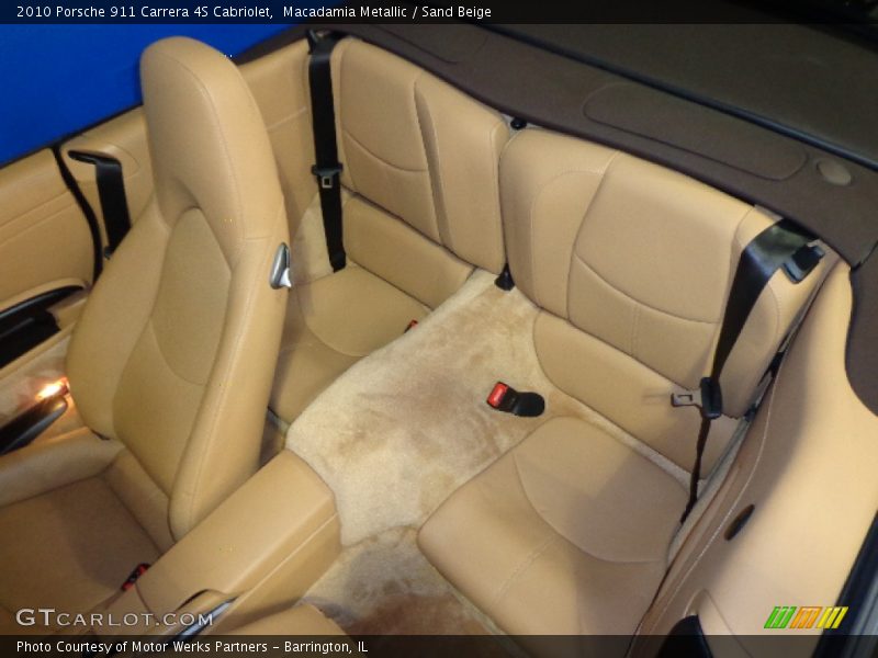 Macadamia Metallic / Sand Beige 2010 Porsche 911 Carrera 4S Cabriolet