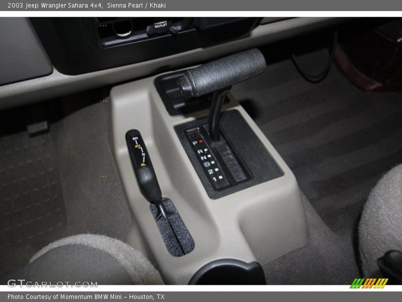  2003 Wrangler Sahara 4x4 4 Speed Automatic Shifter