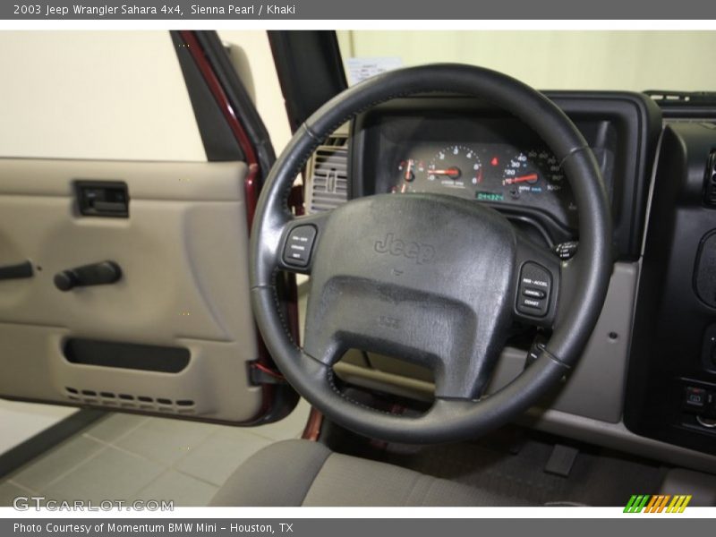  2003 Wrangler Sahara 4x4 Steering Wheel