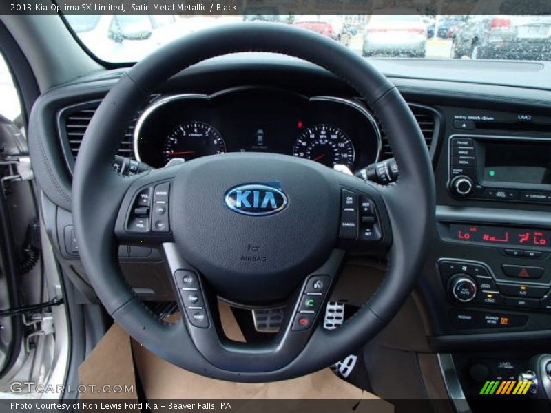 Satin Metal Metallic / Black 2013 Kia Optima SX Limited