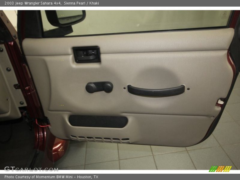 Sienna Pearl / Khaki 2003 Jeep Wrangler Sahara 4x4