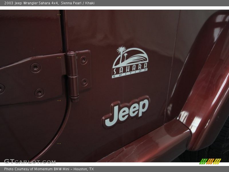 Sienna Pearl / Khaki 2003 Jeep Wrangler Sahara 4x4
