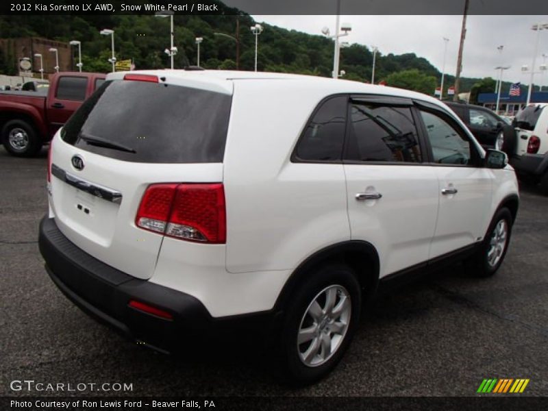 Snow White Pearl / Black 2012 Kia Sorento LX AWD