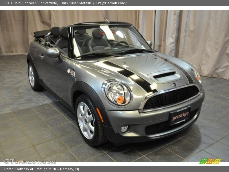 Dark Silver Metallic / Grey/Carbon Black 2010 Mini Cooper S Convertible