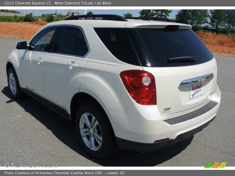 White Diamond Tricoat / Jet Black 2013 Chevrolet Equinox LT