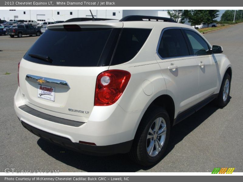 White Diamond Tricoat / Jet Black 2013 Chevrolet Equinox LT