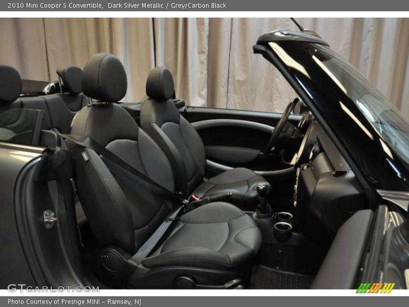 Dark Silver Metallic / Grey/Carbon Black 2010 Mini Cooper S Convertible