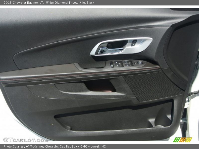White Diamond Tricoat / Jet Black 2013 Chevrolet Equinox LT